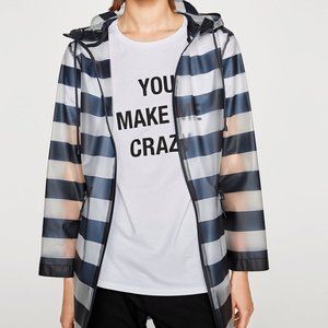 zara clear jacket